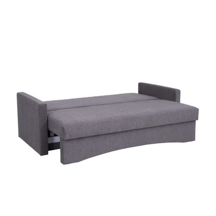 Minkšta sulankstoma sofa su porankiais PAUL pilka