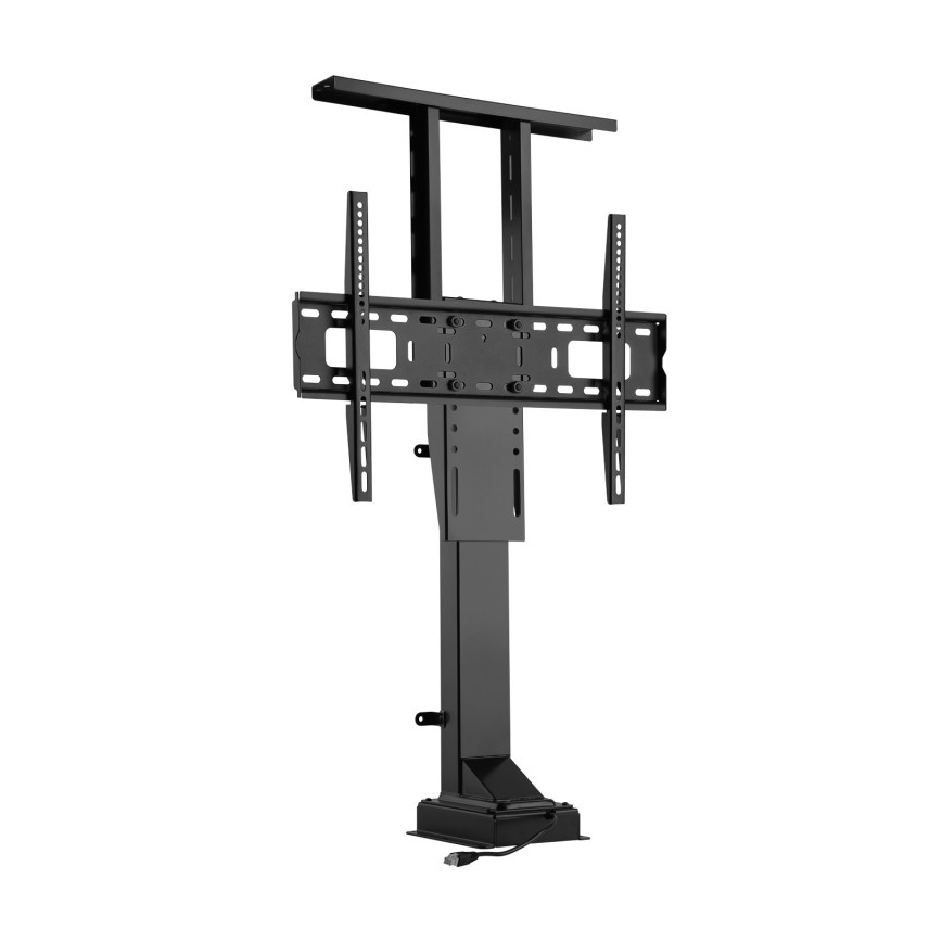 MK FLORIA MKF-19DM648 - Stovas televizoriui 37-65 juodas SCHUKO + nuotolinio valdymo pultas