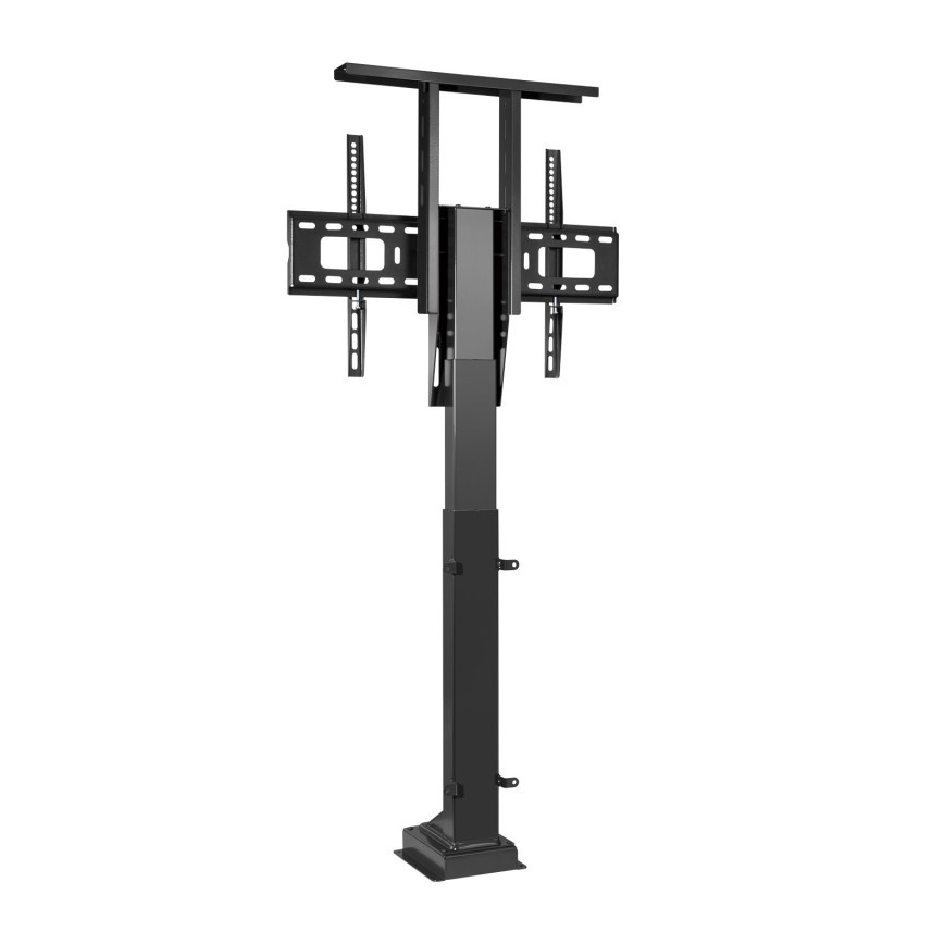 MK FLORIA MKF-19DM648 - Stovas televizoriui 37-65 juodas SCHUKO + nuotolinio valdymo pultas