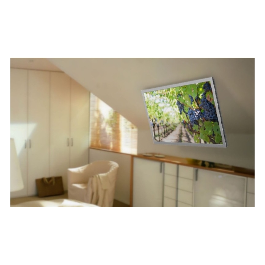 MK FLORIA MKF-20DM444 - Išmanus lubinis televizoriaus laikiklis 55" juoda Wi-Fi TUYA + nuotolinio valdymo pultas