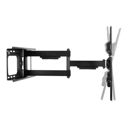 MK FLORIA MKF-20DP646 - Sieninis laikiklis televizoriui su jungtimi 80" juoda