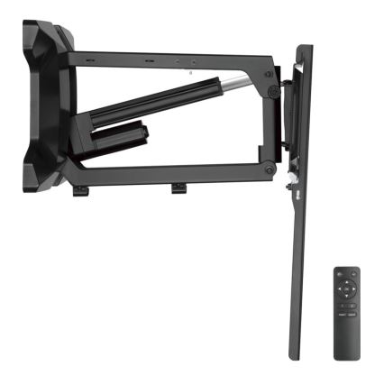 MK FLORIA MKF-21DM647 - Sieninis televizoriaus laikiklis su sąnariu 70 juodas + nuotolinio valdymo pultas