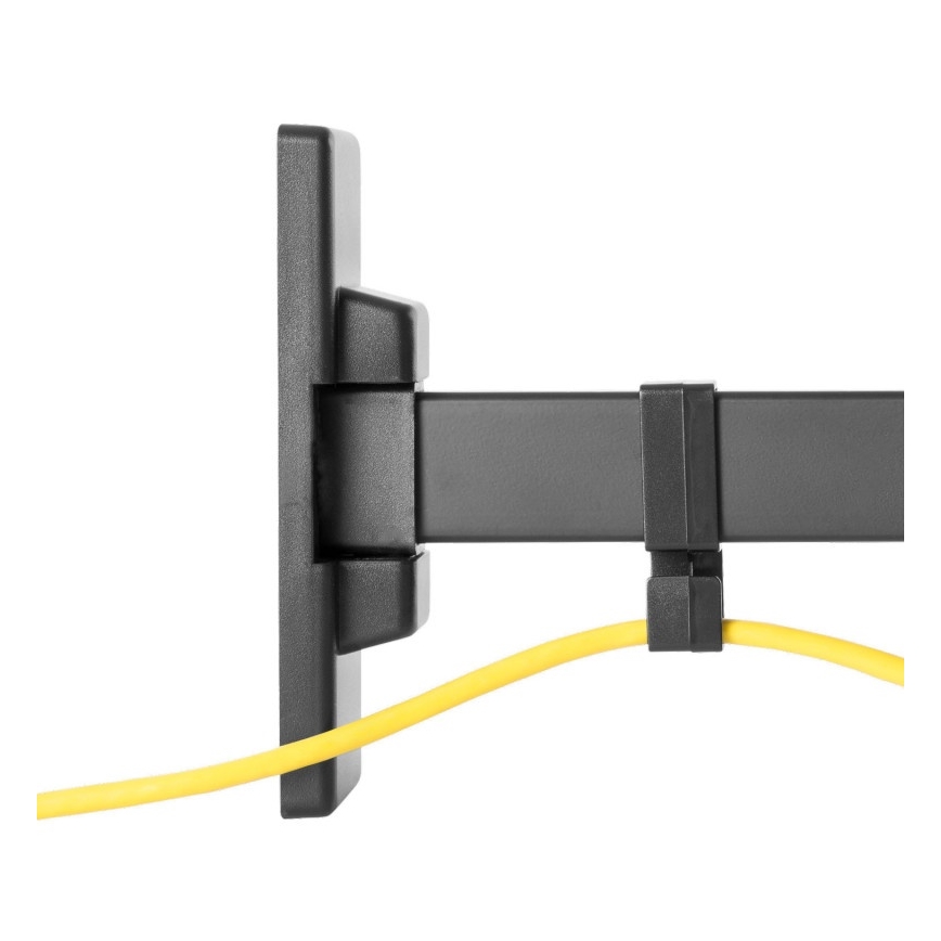 MK FLORIA MKF-21DP224 - Sieninis laikiklis televizoriui su jungtimi 46" juoda