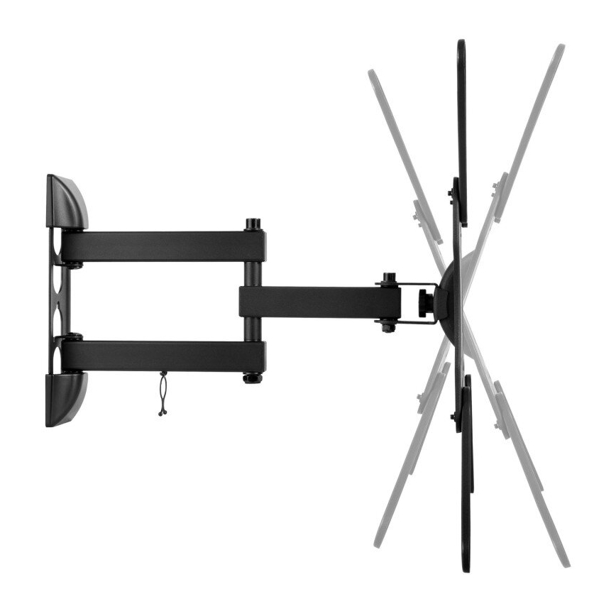 MK FLORIA MKF-23DP444 - Sieninis laikiklis televizoriui su jungtimi 65" juoda