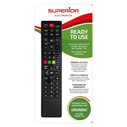 MK FLORIA Superior +VP UNI TV Grundig - Pakeitimas nuotolinio valdymo pultas - TVs from the Grundig brand