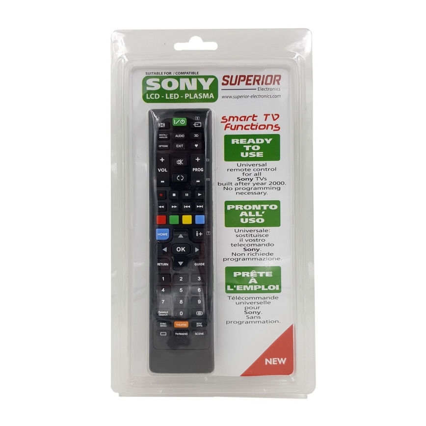 MK FLORIA Superior +VP UNI TV SONY - Pakaitinis nuotolinio valdymo pultas SONY televizoriams