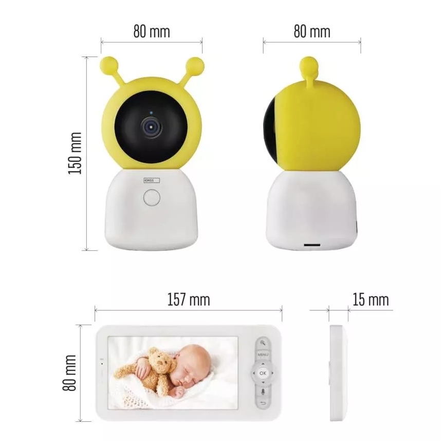 Mobili auklė GoSmart 5V Wi-Fi Tuya