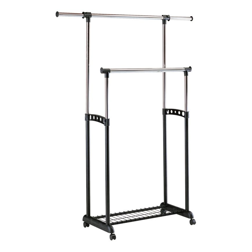Mobili metalinė pakaba 170x142 cm juoda/blizgus chromas