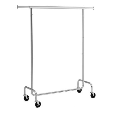 Mobilus drabužių stovas JEAN 110/150x160x45 cm sidabrinė