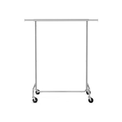 Mobilus drabužių stovas JEAN 110/150x160x45 cm sidabrinė