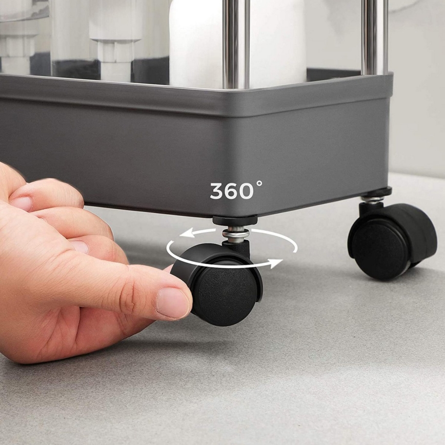 Mobilus laikymo vežimėlis MARGE, pilkas