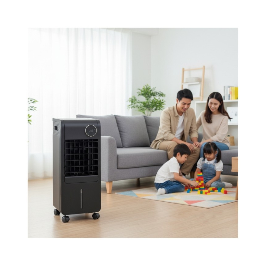 Mobilus oro vėsintuvas VIENTO COOL-R 65W/230V juodas + nuotolinis valdymas