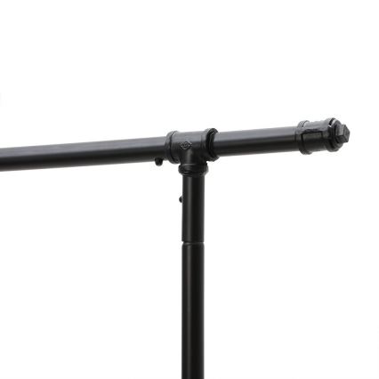 Mobilus pastatomas drabužių stovas LINEA juodas