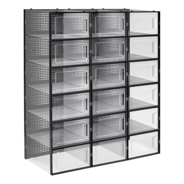 Modulinė lentyna BOXIFY su skyreliais, juoda