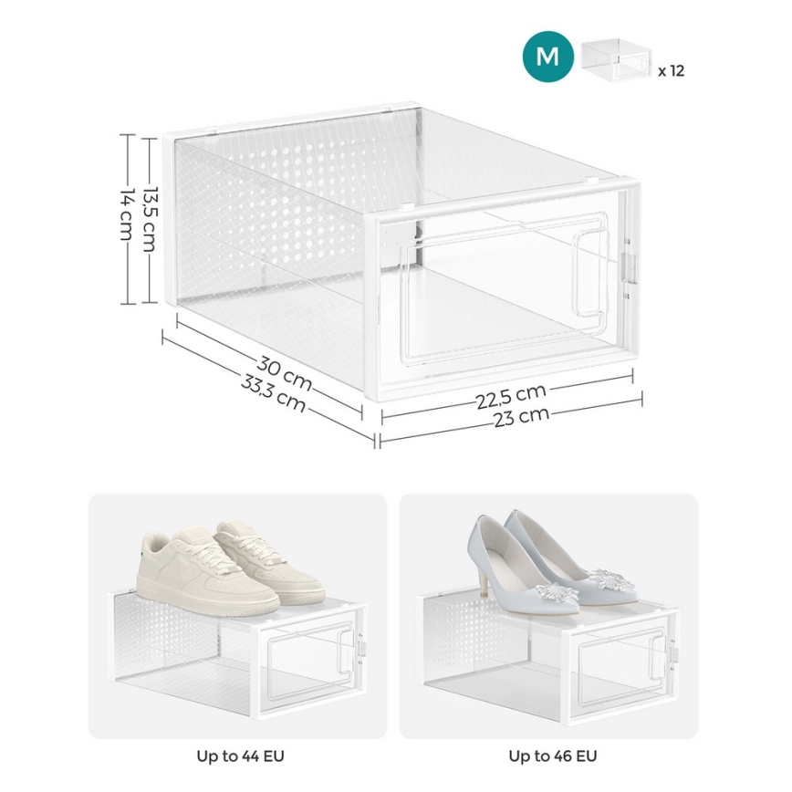 Modulinė lentyna su skyreliais BOXIFY, balta