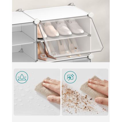 Modulinė lentyna su skyriais BOXIFY, balta