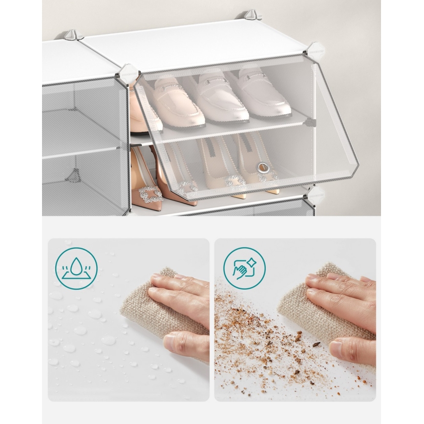 Modulinė lentyna su skyriais BOXIFY, balta
