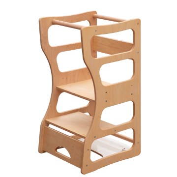 Mokomasis bokštelis TWINN 83x45 cm, rudas