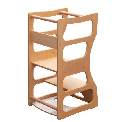 Mokomasis bokštelis TWINN 83x45 cm, rudas