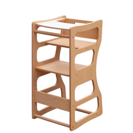 Mokomasis bokštelis TWINN 83x45 cm, rudas