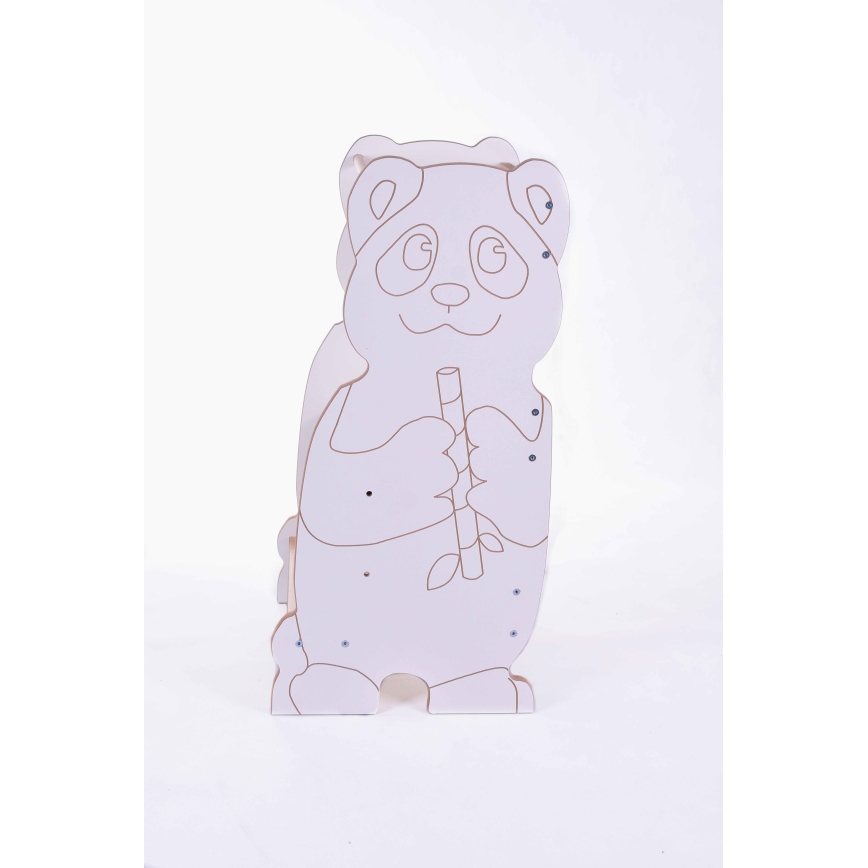 Mokymosi bokštelis PANDA baltas/klevas