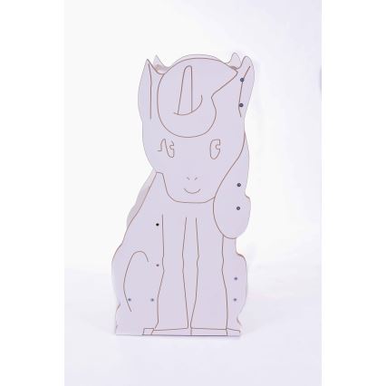 Mokymosi bokštelis UNICORN baltas/klevas