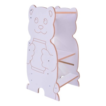 Mokymosi bokštelis BEAR baltas