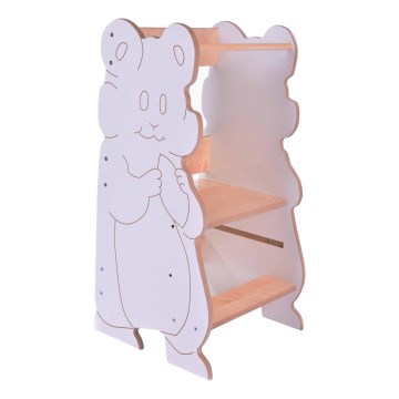 Mokymosi bokštelis HAMSTER baltas/klevas