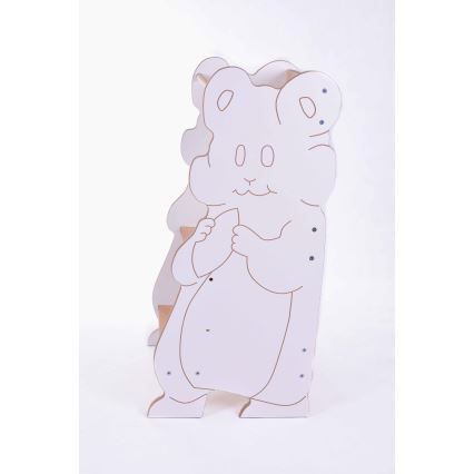 Mokymosi bokštelis HAMSTER baltas/klevas