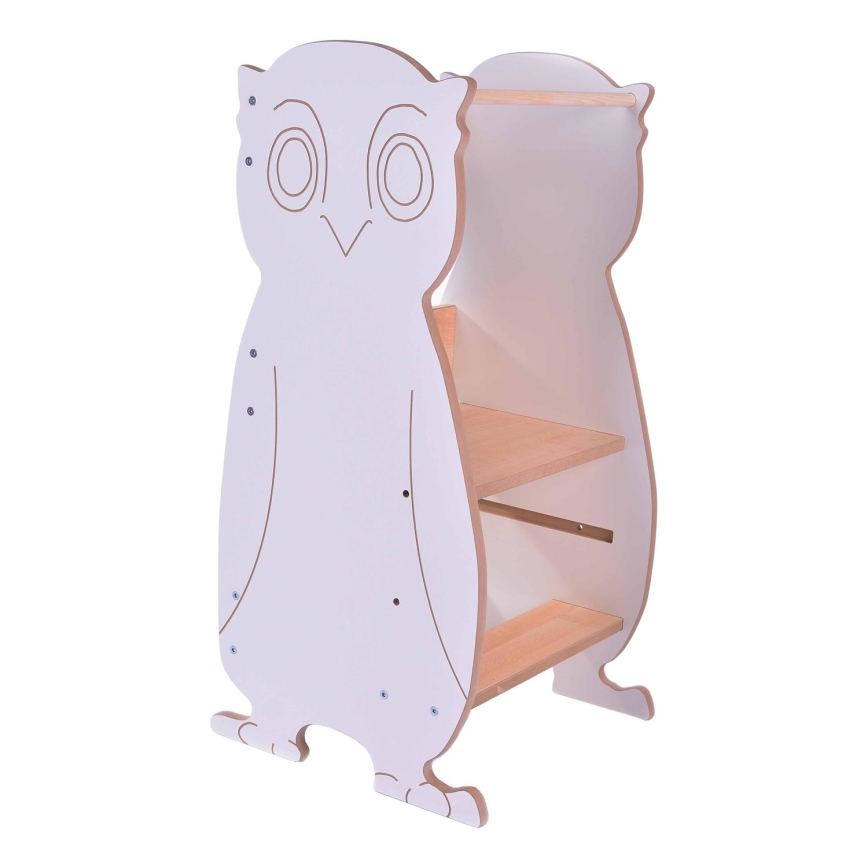 Mokymosi bokštelis OWL baltas/klevas