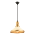 MONZA pakabinama lempa 1xE27/40W/230V, skersmuo 30 cm, kreminė/aukso