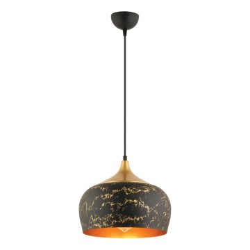 MONZA pakabinama lemputė 1xE27/40W/230V, skersmuo 30 cm, juoda/bronzinė