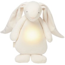 Moonie - Maža vaikiška naktinė lemputė zuikis cream