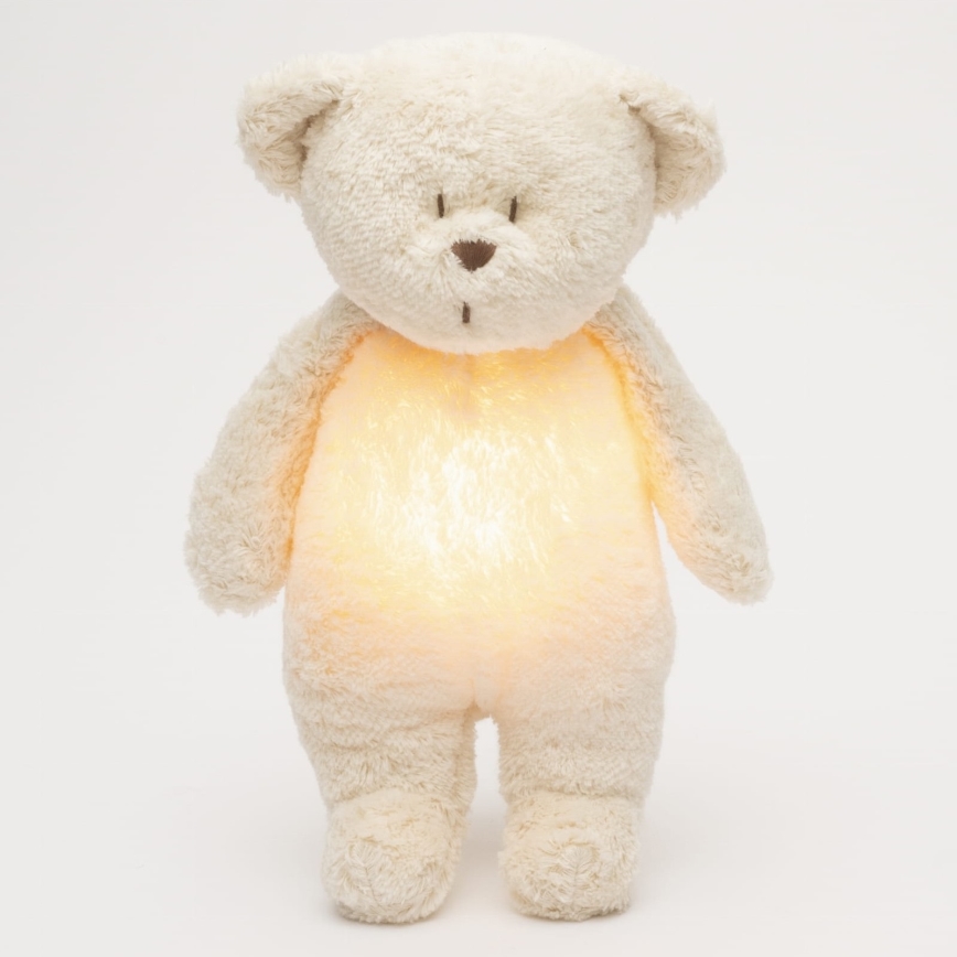 Moonie - Snuggle buddy su melodija ir šviesa meškiukas 2.0 organic polar