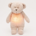 Moonie - Snuggle buddy su melodija ir šviesa meškiukas 2.0 organic rožė