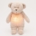 Moonie - Snuggle buddy su melodija ir šviesa meškiukas 2.0 organic rožė