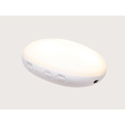 Moonie - Snuggle buddy su melodija ir šviesa meškiukas 2.0 organic Smėlis