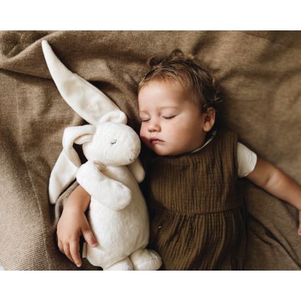 Moonie - Snuggle buddy su melodija ir šviesa zuikis 2.0 cream
