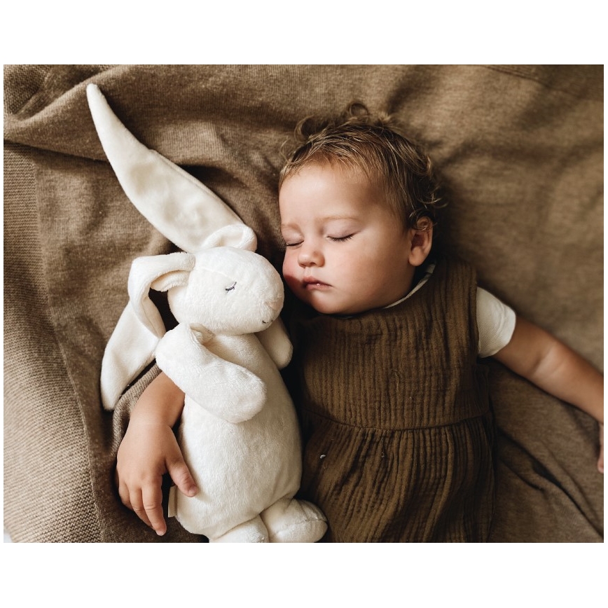 Moonie - Snuggle buddy su melodija ir šviesa zuikis 2.0 cream