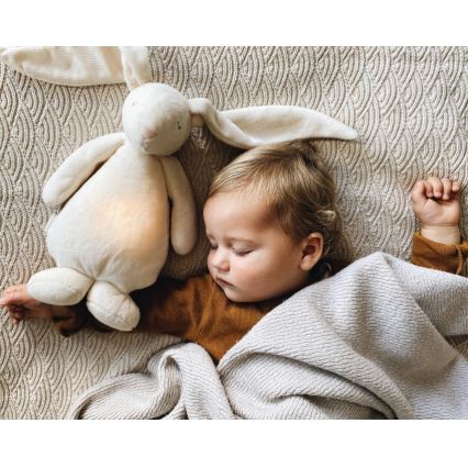 Moonie - Snuggle buddy su melodija ir šviesa zuikis 2.0 cream