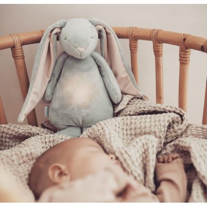 Moonie - Snuggle buddy su melodija ir šviesa zuikis 2.0 debetis