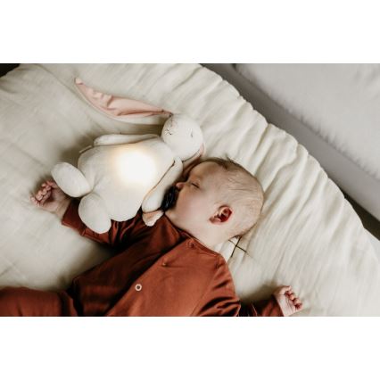 Moonie - Snuggle buddy su melodija ir šviesa zuikis 2.0 debetis