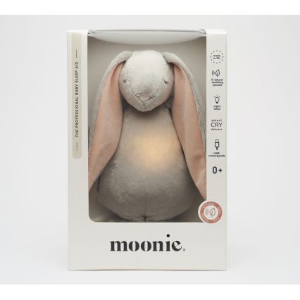 Moonie - Snuggle buddy su melodija ir šviesa zuikis 2.0 debetis
