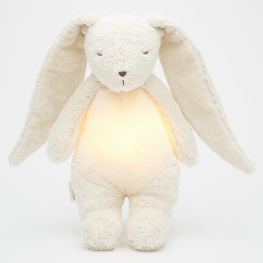 Moonie - Snuggle buddy su melodija ir šviesa zuikis 2.0 organic polar