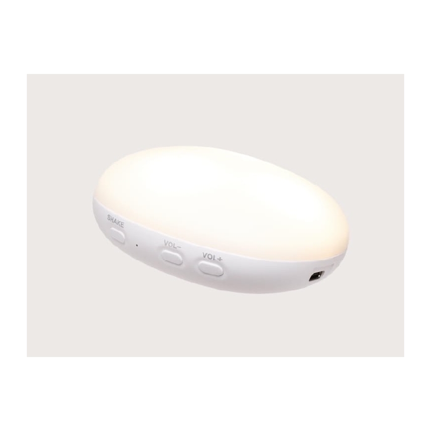 Moonie - Snuggle buddy su melodija ir šviesa zuikis 2.0 organic polar