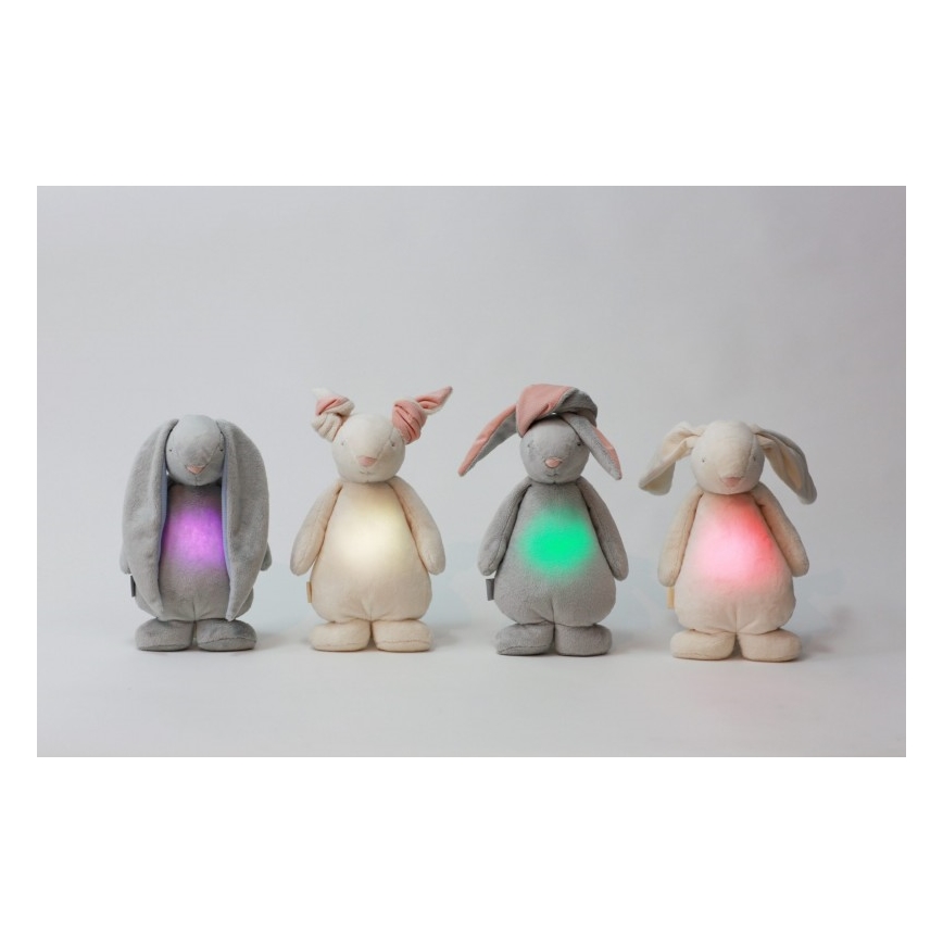 Moonie - Snuggle buddy su melodija ir šviesa zuikis powder