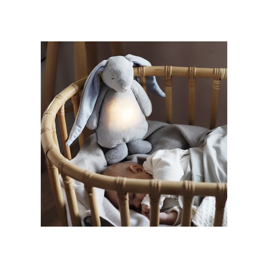Moonie - Snuggle buddy su melodija ir šviesa zuikis sky