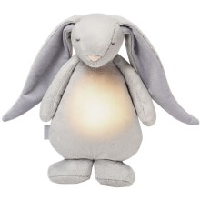 Moonie - Vaikiška maža naktinė lemputė zuikis silver