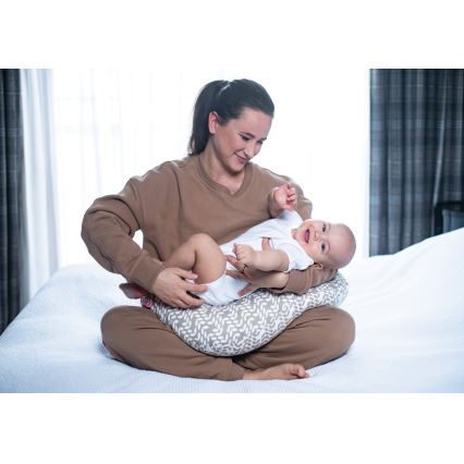 MOTHERHOOD - Maitinimo pagalvė CLASSICS ruda