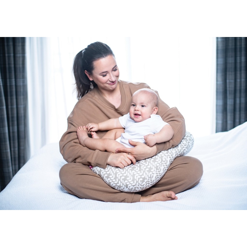 MOTHERHOOD - Maitinimo pagalvė CLASSICS ruda
